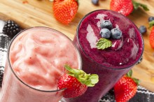 Fresh fruit smoothie