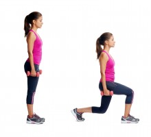 Woman doing stretch exercises