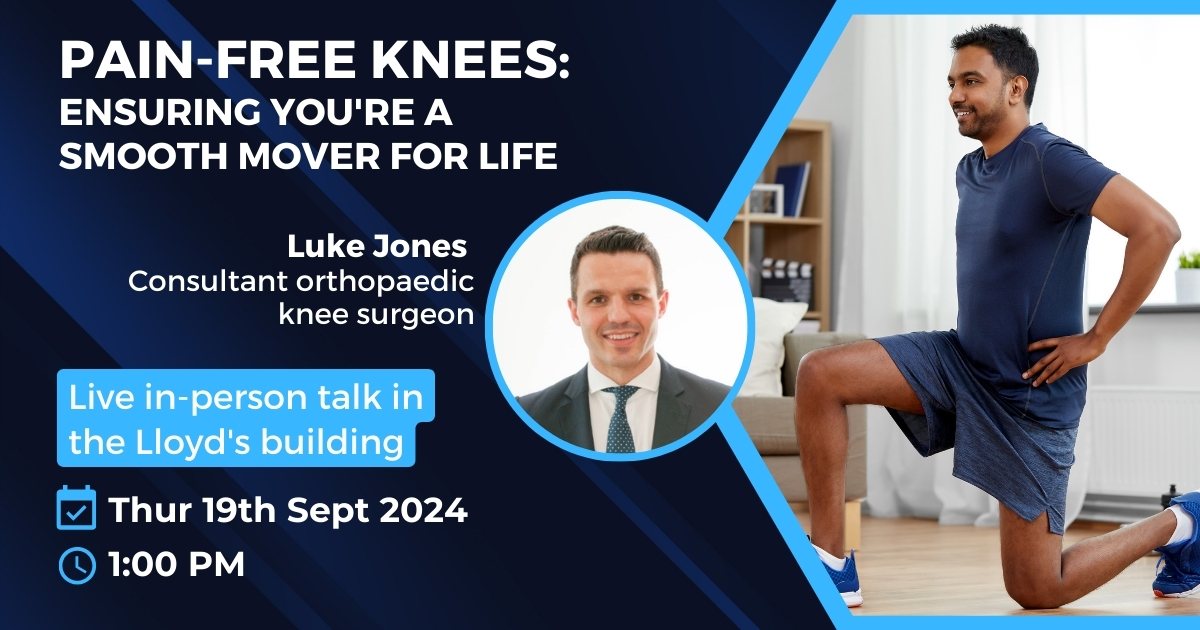 LWC lunchtime talk - Pain-Free Knees by Luke Jones