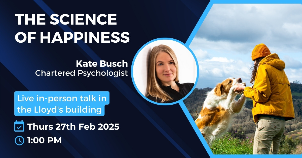 LWC lunchtime talk - Science of Happiness by Kate Busch